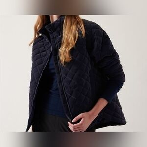 Athleta Whisper Featherless Luxe Quilted Puffer Jacket